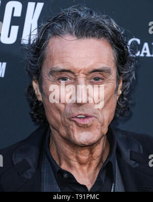 HOLLYWOOD e LOS ANGELES, CALIFORNIA, STATI UNITI D'America - 15 Maggio: Attore Ian McShane arriva a Los Angeles speciale proiezione del Lionsgate 'John stoppino: Capitolo 3 - Parabellum" tenutasi presso la leva TCL Chinese Theatre IMAX il 15 maggio 2019 a Los Angeles, California, Stati Uniti. (Foto di Xavier COLLIN/Image Press Agency) Foto Stock