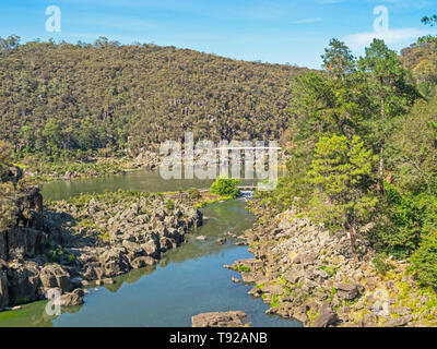 Cataract Gorge, nella sezione inferiore del South Esk a Launceston, Tasmania, Australia, è uno della regione del premier le attrazioni turistiche. Foto Stock