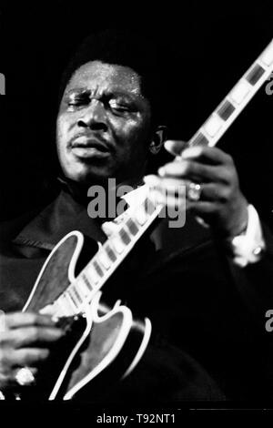 BB King, Concertgebouw di Amsterdam, Paesi Bassi - 1972, (foto Gijsbert Hanekroot) *** Caption locale *** re, b.b. Foto Stock