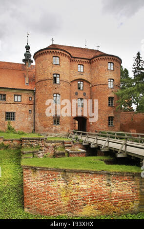 Cancello principale presso la collina della Cattedrale di Frombork. Polonia Foto Stock