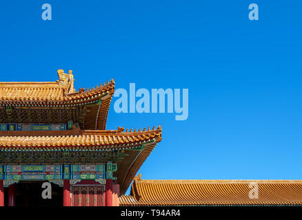 Viste dalla Città Proibita di Pechino Foto Stock