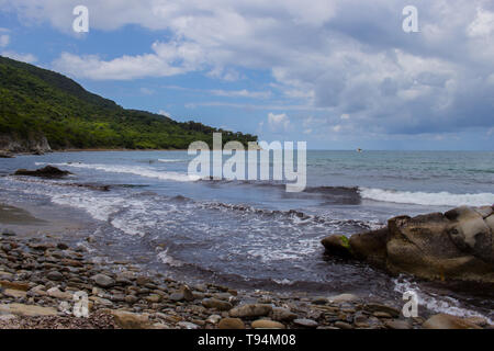 Baia di Trentova, Agropoli perla del Cilento, Salerno, Campania, Italia Foto Stock