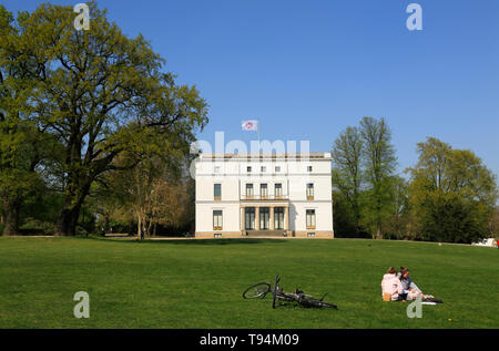 Jenisch casa in Jenischpark, Oevelgoenne, Amburgo, Germania, Europa Foto Stock