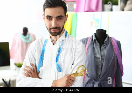Vestiti Creazione di Studio moderno Designer di Moda Job Foto Stock