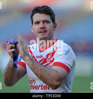 Huddersfield, Regno Unito, 12 5 2019. Il 12 maggio 2019. John Smiths Stadium, Huddersfield, Inghilterra; Rugby League Coral Challenge Cup, Huddersfield Giants vs Saint Helens; Lachlan Coote di Saint Helens. Dean Williams/RugbyPixUK Foto Stock