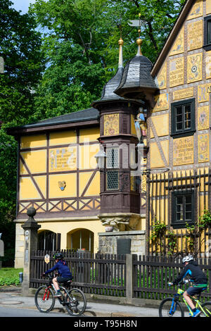 Dresda: Leonhardi Museum di Loschwitz, Sassonia, Sassonia, Germania Foto Stock