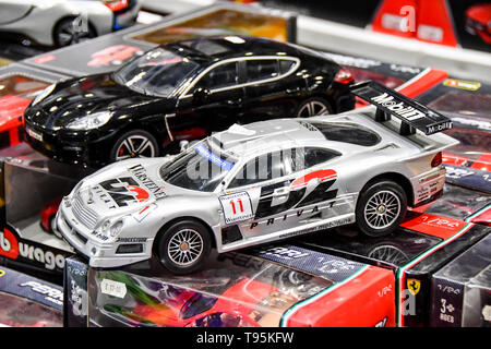 Excel London, Regno Unito. 16 maggio 2019. Premere il tasto giorno: London Motor & Tech Show‎ giorno di apertura il 16 maggio 2019, a Excel di Londra, Regno Unito. Credito: Picture Capital/Alamy Live News Foto Stock