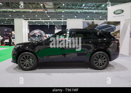 16 maggio 2019 - Londra, Regno Unito - dal XVI al XIX Maggio 2019 a Londra ExCel Motor Show di Londra saranno dotati di più automobili e contenuto. Da supercar o auto elettriche per i modelli correnti da parte dei produttori e la più recente tecnologia. Il motore di Londra & Tech Show è il più grande al dettaglio tecnologia automobilistica e mostra nel Regno Unito. (Credito Immagine: © Velar concedere/ZUMA filo) Foto Stock