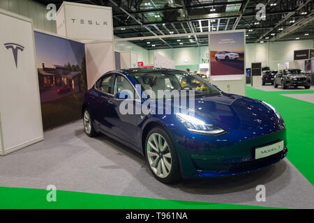 16 maggio 2019 - Londra, Regno Unito - dal XVI al XIX Maggio 2019 a Londra ExCel Motor Show di Londra saranno dotati di più automobili e contenuto. Da supercar o auto elettriche per i modelli correnti da parte dei produttori e la più recente tecnologia. Il motore di Londra & Tech Show è il più grande al dettaglio tecnologia automobilistica e mostra nel Regno Unito. (Credito Immagine: © Velar concedere/ZUMA filo) Foto Stock