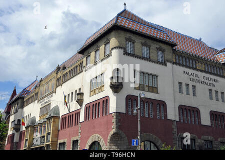 Palazzo della Cultura, Palatul Culturii, Kultúrpalota, Târgu Mureș, Marosvásárhely, Neumarkt, Romania, Europa Foto Stock