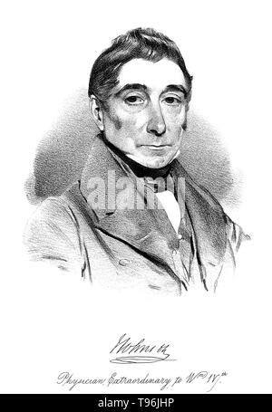 James Johnson (Febbraio 1777 - 10 ottobre 1845) era un irlandese dal medico e scrittore sulle malattie dei climi tropicali. Nato in Irlanda, alla tenera età di 15 divenne un apprendista di un chirurgo-speziale. Nel 1798 si trasferì a Londra e passati al chirurgo l'esame. È stato nominato ai chirurghi di mate su una nave da guerra. Nel 1800 ha preso parte ad una spedizione in Egitto e nel 1803, ha navigato per l'India. Foto Stock