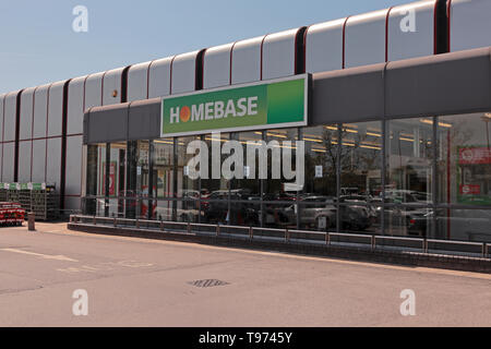 Homebase DIY anteriore dello store Foto Stock