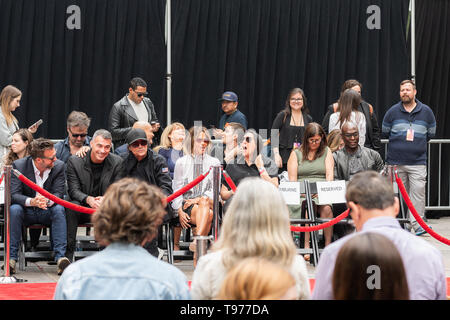 Keanu Reeves. Un attore Handprints e impronte cementato su Hollywood Boulevard. Teatro Cinese Evento, Hollywood, California, 14 maggio 2019 Foto Stock