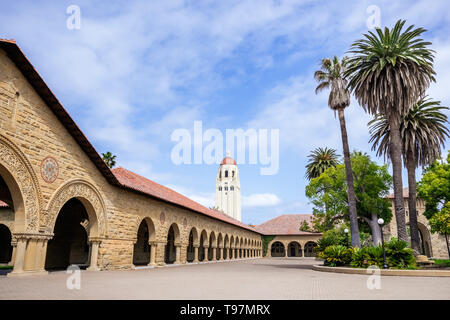 9 maggio 2019 Palo Alto / CA / STATI UNITI D'AMERICA - Il Memoriale Corte presso la Stanford Foto Stock