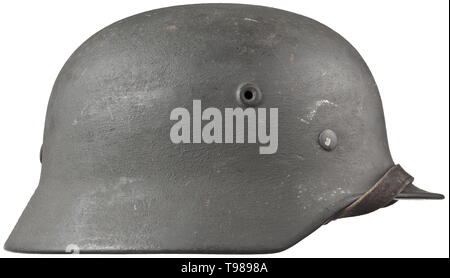 Giubbotti antiproiettile, caschi, Tedesco acciaio casco M40, Editorial-Use-solo Foto Stock