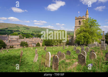 St. Margaret's chiesa Hawes. Yorkshire Dales. Foto Stock