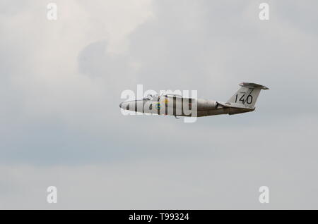 Saab 105 è una svedese di alta ala, guerra fredda aerei trainer Foto Stock