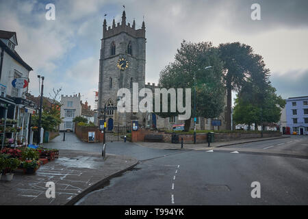 Alcester village center nella valle di Evesham, England, Regno Unito, Europa Foto Stock