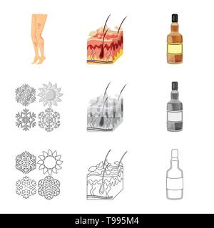 Il simbolo del fiocco di neve,pelle,rientranti,l'epidermide,bottiglia,ghiaccio,tessuto adiposo,whiskey,l'inverno,tessuto,alcol,snow,anatomia,bere,nevicata,pori di bevande,congelati,follicolo,vodka,sun,capelli,vetro,riscaldamento,premistoppa,rum,masterizzare,corpo,la dipendenza,medical,dolore,dermatologia,malattia,healthcare,impostare,vettore,icona,immagine,isolato,raccolta,design,l'elemento,graphic,segno vettori vettore , Illustrazione Vettoriale
