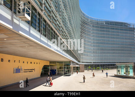 Sede centrale della Commissione europea UE costruzione edificio della Commissione Commissione europea edificio Berlaymont, a Bruxelles, Belgio, Unione Europea, Europa