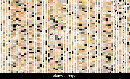 Diverse dimensioni del mosaico di piazze burly legno, blu molto scuro e lino colorato. seamless motivo grafico per la stampa digitale di prodotti o un panno f Foto Stock