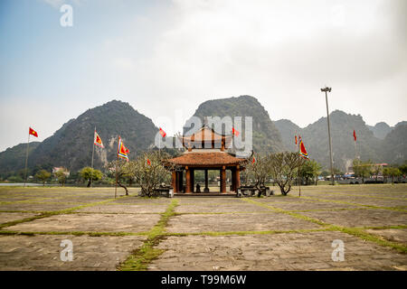 Hoa lu antica capitale del Vietnam, Ninh Binh regione Foto Stock