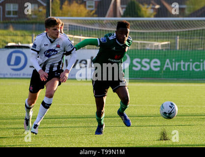 JUNIOR OGEDI di Derry City FC durante il Airtricity League fixture tra Dundalk FC & Derry City FC Foto Stock