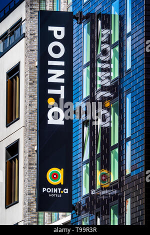 Punto un hotel in Paul Street a Londra creative Shoreditch distretto. Foto Stock