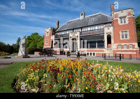 Il padiglione di Abbey Park in Leicester City, LEICESTERSHIRE REGNO UNITO Inghilterra Foto Stock