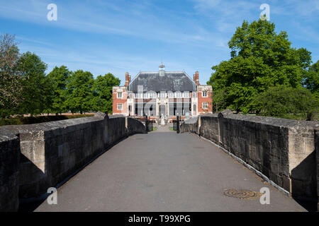 Il padiglione di Abbey Park in Leicester City, LEICESTERSHIRE REGNO UNITO Inghilterra Foto Stock