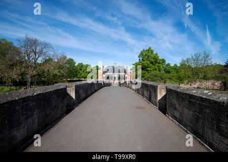 Il padiglione di Abbey Park in Leicester City, LEICESTERSHIRE REGNO UNITO Inghilterra Foto Stock