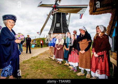 Harreveld, Paesi Bassi. Il 17 maggio 2019. La principessa Beatrice alla celebrazione del 200 anni windmill Hermien in Harreveld, Paesi Bassi, 17 maggio 2019. Credito: Patrick van Katwijk |/dpa/Alamy Live News Foto Stock