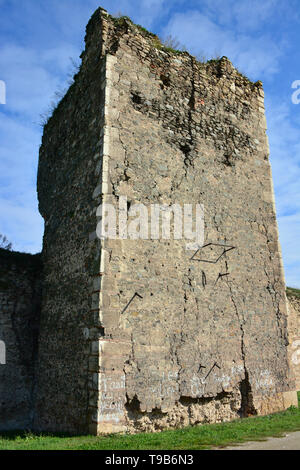 Fortezza medievale, Smederevo Szendrő, Serbia, Europa Foto Stock