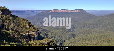 Una vista del monte solitario in Blue Mountains Foto Stock