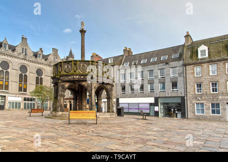 Mercat Cross in Aberdeen, Scozia Foto Stock