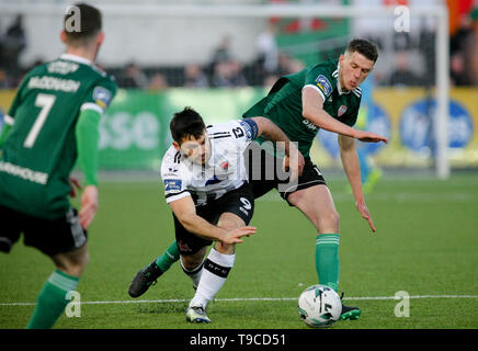 EOIN massimo di Derry City FC sulla difensiva funzioni durante il Airtricity League fixture tra Dundalk FC & Derry City FC Foto Stock