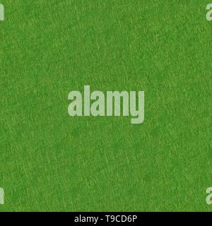 Feltro verde dello sfondo. Seamless texture quadrato, tile ready. Foto Stock