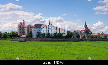 Torgau Burg Hartenfels in Sachsen - Hartenfels Castle in Torgau, Sassonia Germania Foto Stock