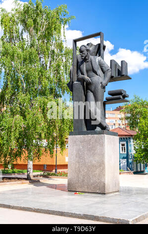 Samara, Russia - 9 Maggio 2019: Monumento a Vladimir Lenin - Russo rivoluzionario comunista, politico e teorico politico Foto Stock