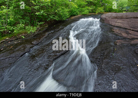 (Ruisseau) Bouchard Creek La Mauricie National Park Québec Canada Foto Stock