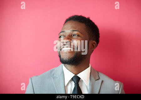 Uomo allegro Foto Stock