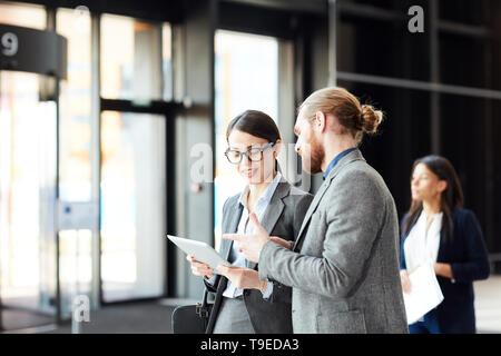 Ottenere pronto per conferenza Foto Stock