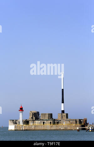 Porta. Le Havre. Francia. Foto Stock