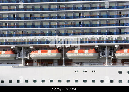 Caribbean Princess nave. Le Havre. Foto Stock