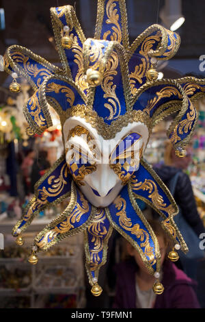 Veneziana maschera giullare Foto Stock