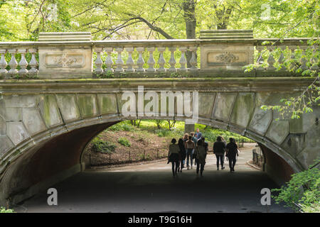 Central Park è un'oasi pubblica nella città di New York, Stati Uniti d'America Foto Stock