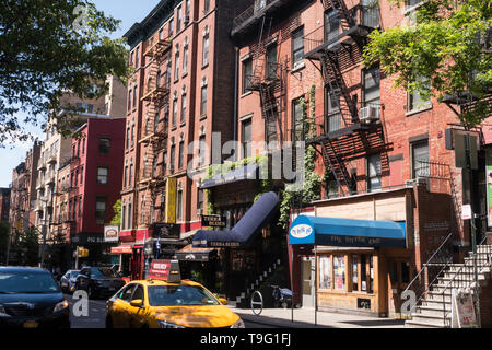 Bleecker Street, Greenwich Village, NYC Foto Stock