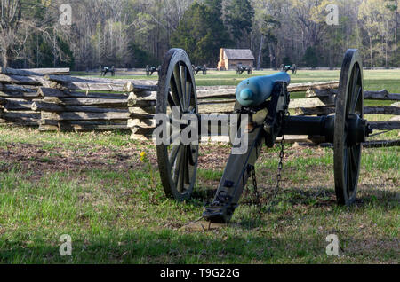 Il William Manse George cabina su silo National Military Park Foto Stock