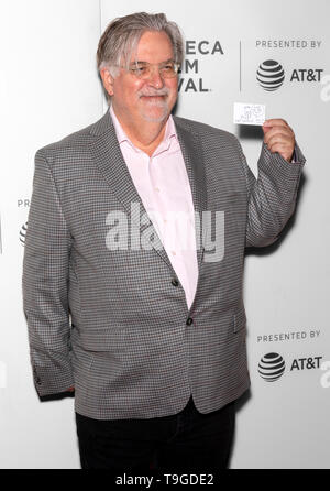 New York, NY - Aprile 28, 2019: 'The Simpsons' creatore Matt Groening assiste 'The Simpsons' trentesimo anniversario durante il 2019 Tribeca Film F Foto Stock