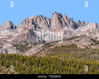 Spettacolari montagne dell'Alto Sierras in California Foto Stock